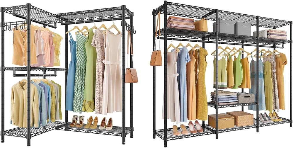 VIPEK L4 & V30 Bundle, Heavy Duty Clothes Rack, Portable Garment Rack for Hanging Clothes