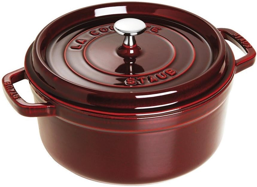 Staub Round Cocotte Oven, 4 quart (Grenadine)
