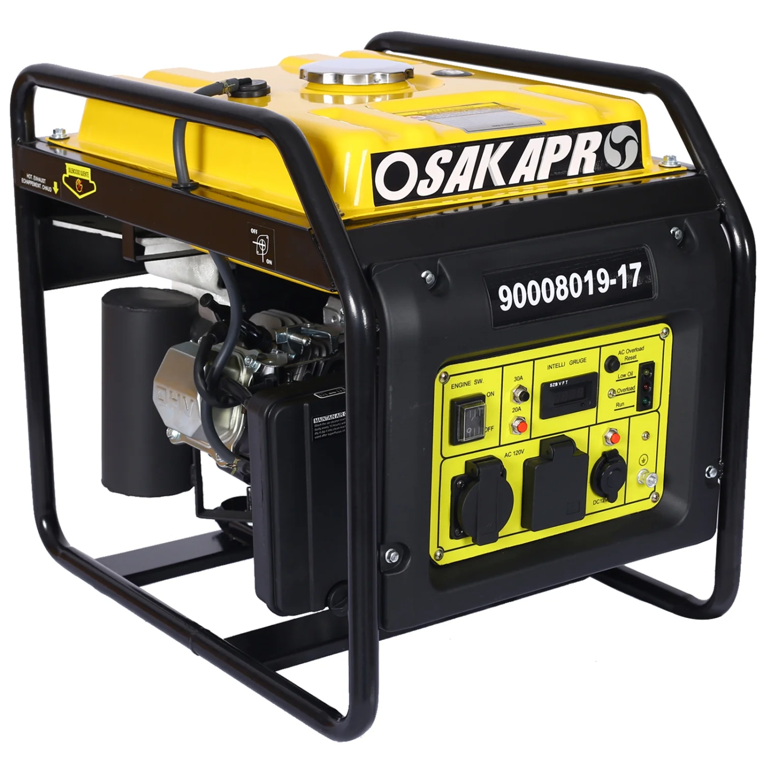 open frame Inverter Generator 4200w gas powered  EPA compliant
