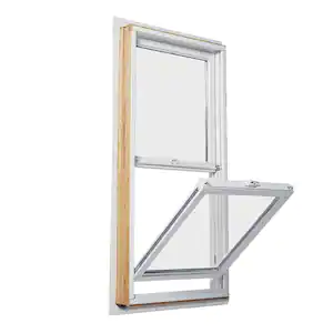 Andersen 35-1/2 in. x 56-1/2 in. 200 Series White Double-Hung Clad Wood Window with White Interior, Low-E Glass & White Hardware