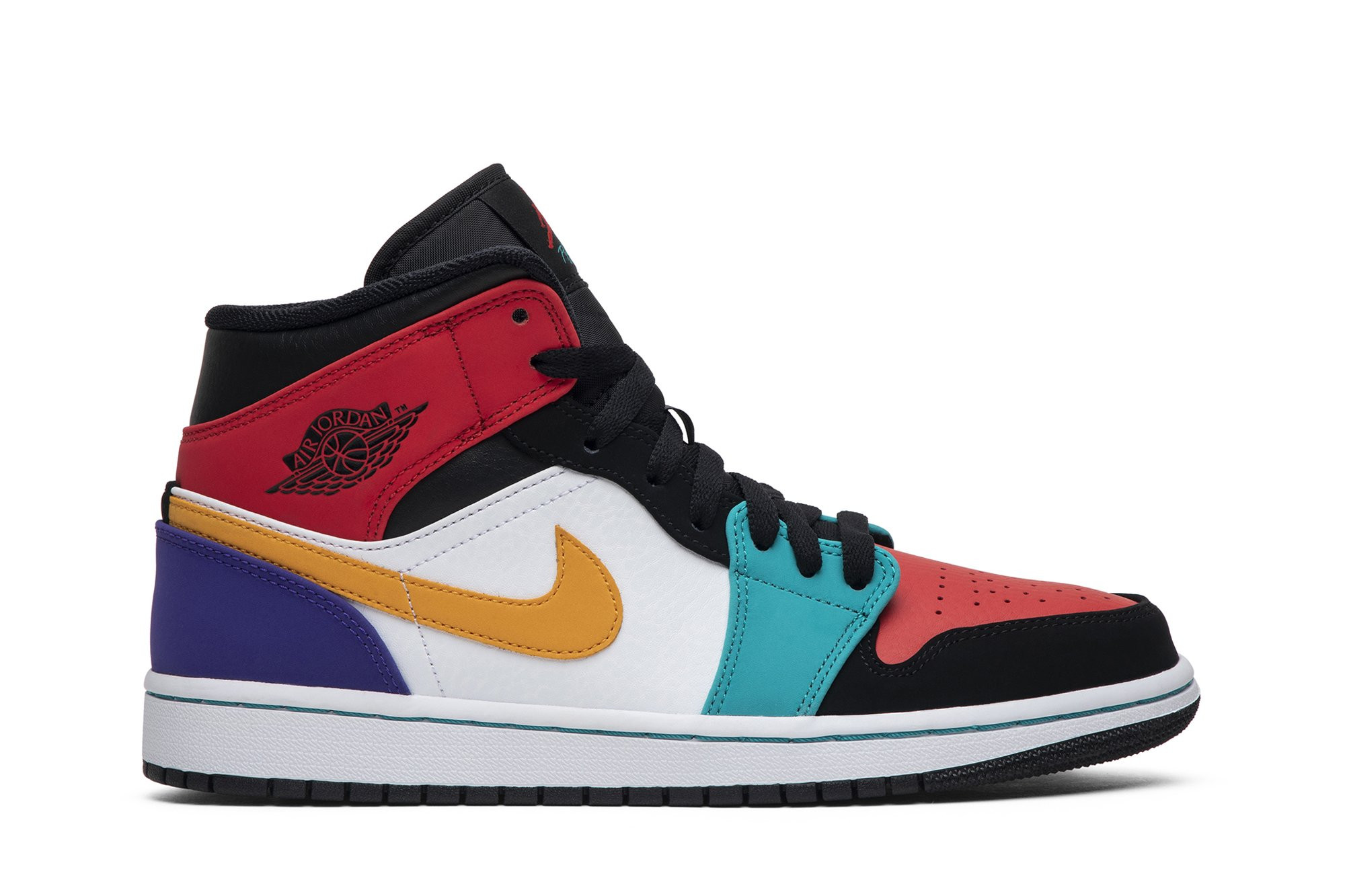 Air Jordan 1 Mid 'Multi-Color' 554724-125