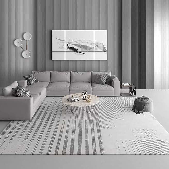 Modern Light Luxury Living Room Carpet Full Sofa Coffee Table Cushion Home Decoration Bedroom Carpet,15,1400MMx2000MM