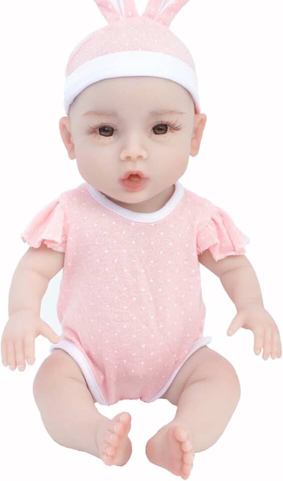 Lifelike Reborn Baby Dolls-19 Inch Skeleton Reborn Baby Dolls Silicone Full Body Realistic Silicone Baby Dolls Girl,Newborn Baby Dolls Soft Body Waterproof
