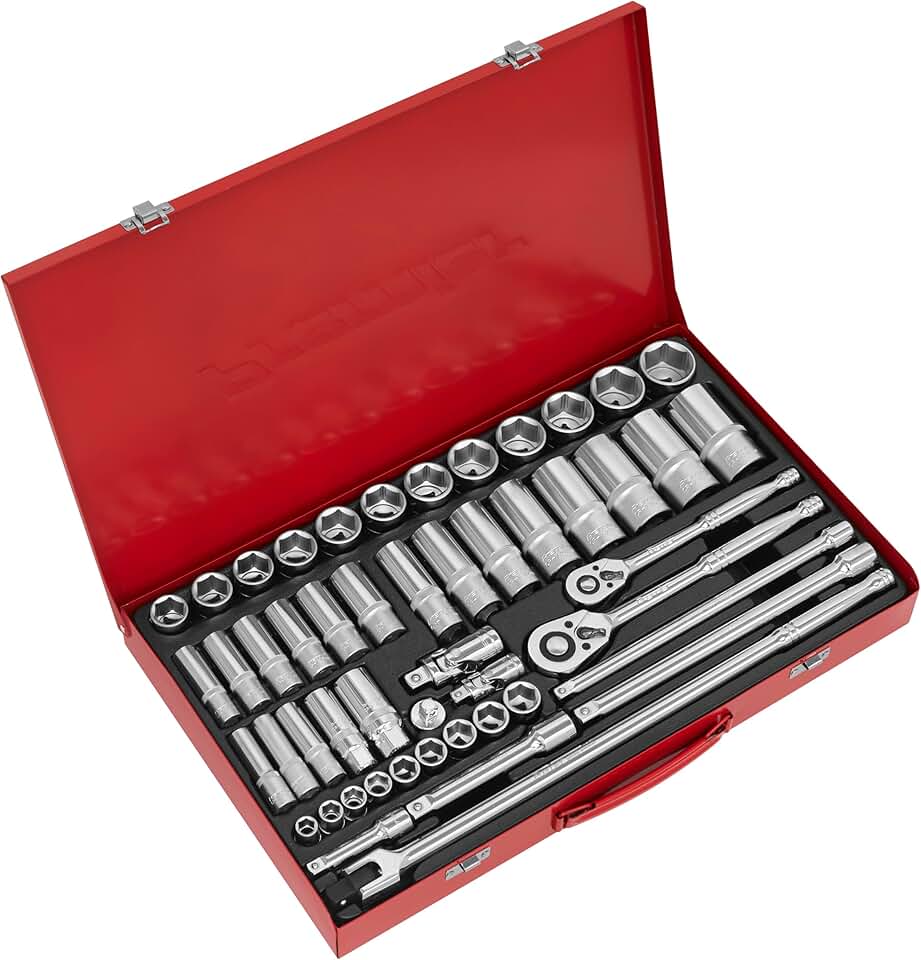 Sealey AK6942 6 Point Walldrive Metric Socket Set, 3/8