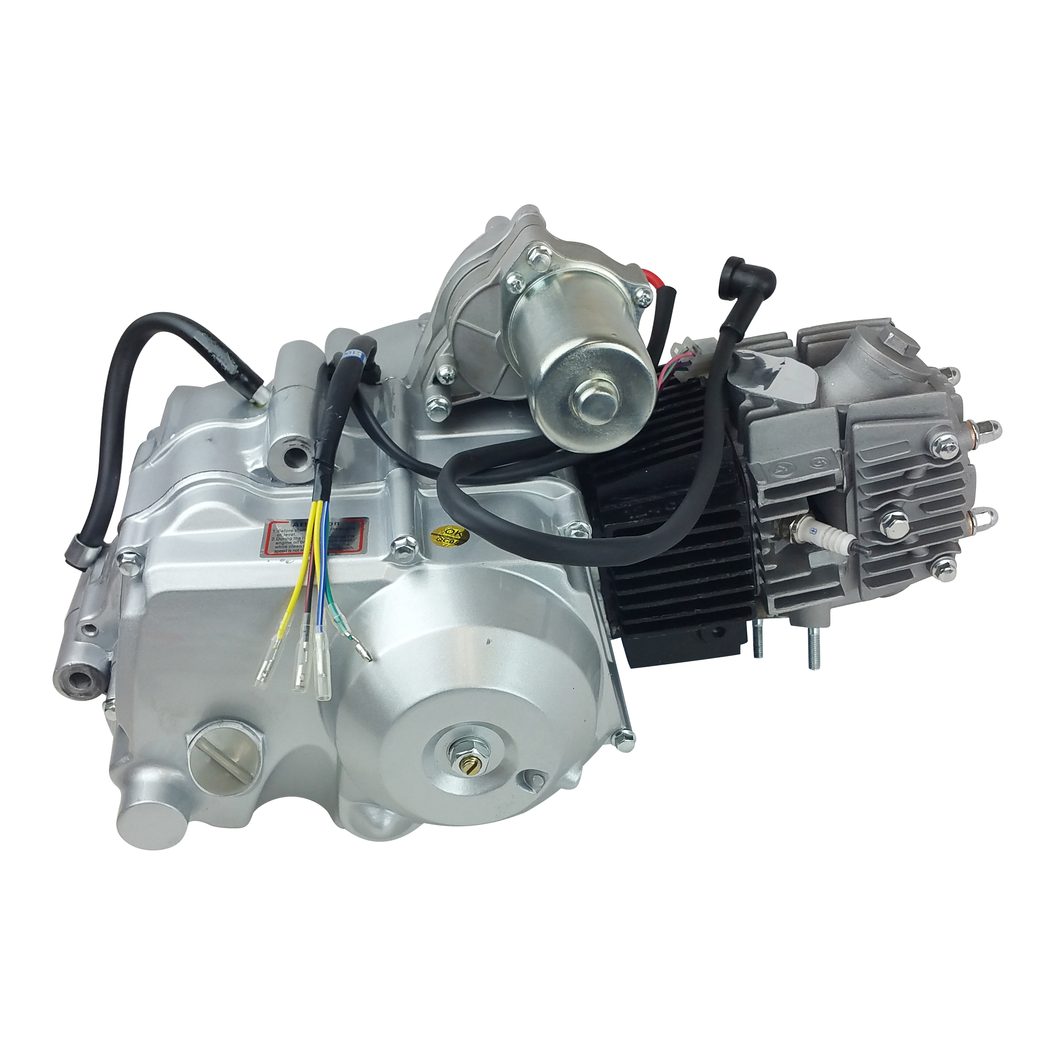 125cc 4 stroke ATV Engine Motor Semi Auto w/Reverse Electric Start