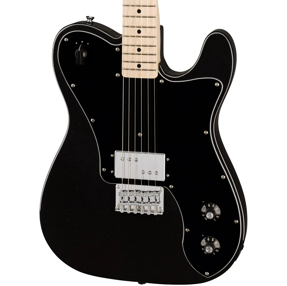 Squier Paranormal Esquire Deluxe Solidbody Electric Guitar - Metallic Black Squier Paranormal Esquire Deluxe Solidbody Electric Guitar - Metallic Black