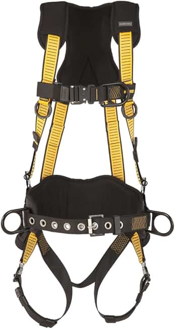 DEWALT D3000 Vest Style, with Belt, 5-Point, Back, Front and Side D-Rings, QC Chest, QC Legs (XL-2XL)
