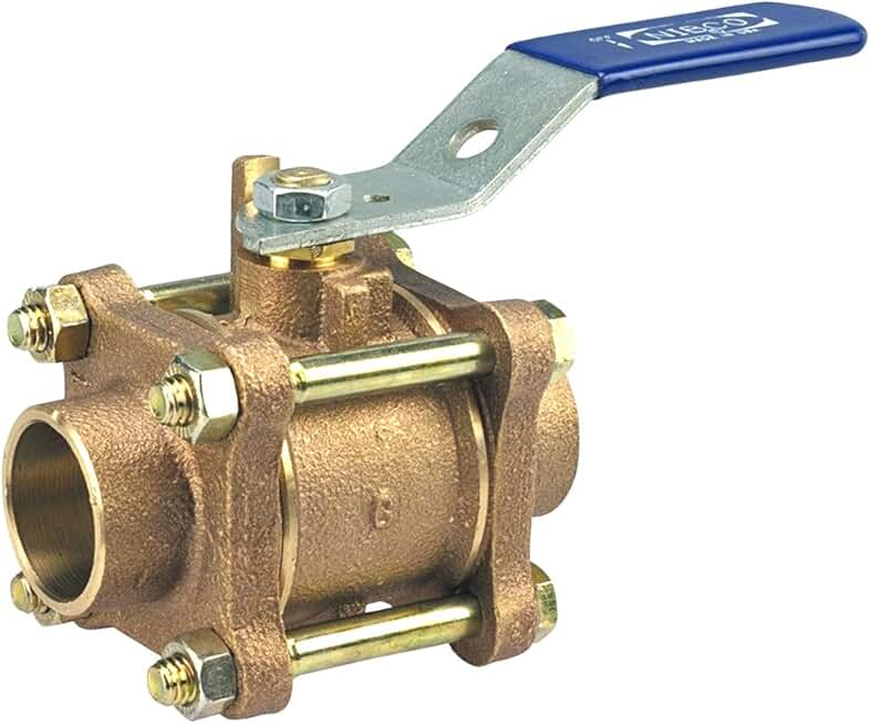 NIBCO S590Y 2 CXC 600# SP BV 3-PC