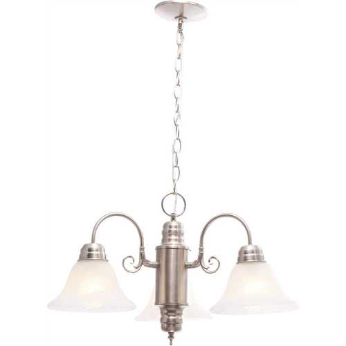Design House 511543 Millbridge 3-Light Satin Nickel Chandelier