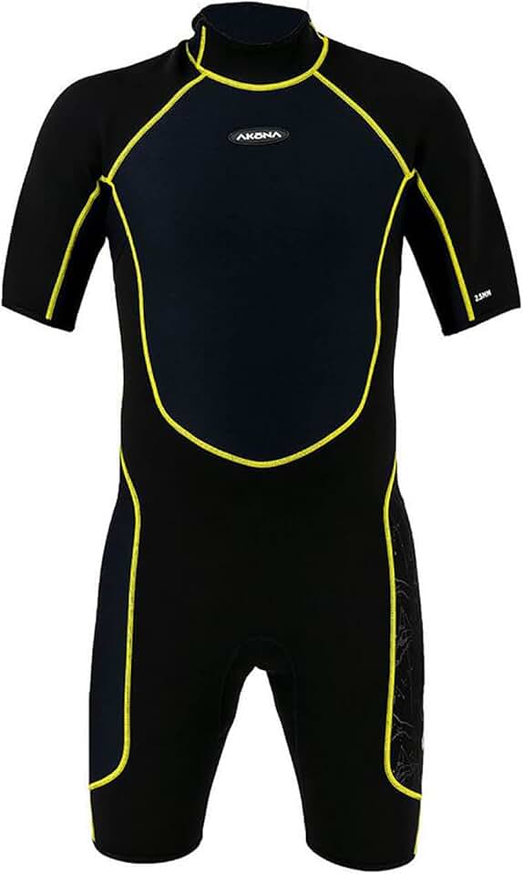 AKONA Men's 3mm Tropical Water Shorty Wetsuit. Scuba, Snorkeling, Paddle Boarding, Kayaking, Surfing