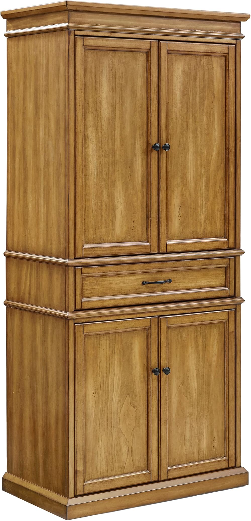 Crosley Furniture Parsons Pantry and Kitchen Storage, Natural Finish