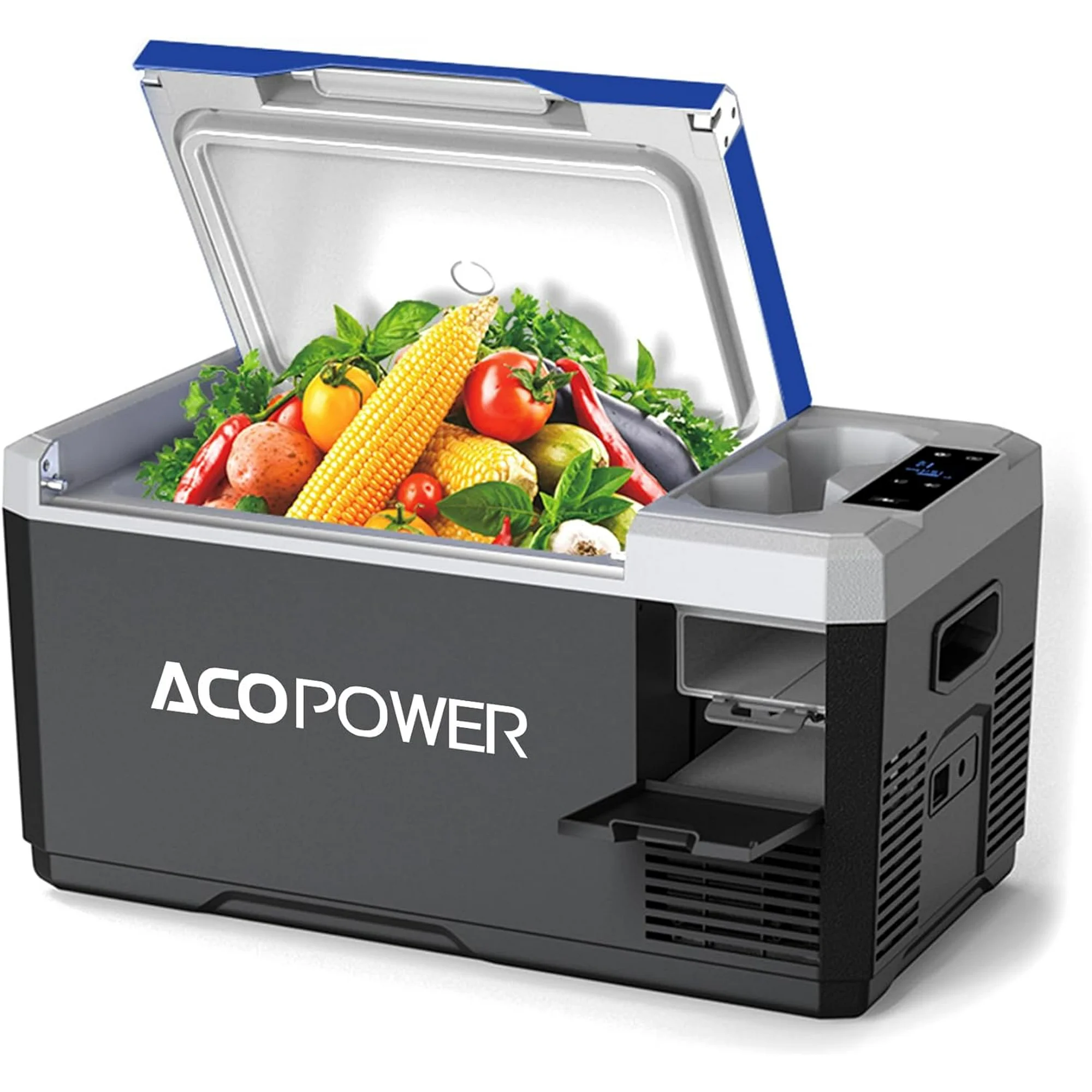 ACOPOWER Mini V18 Portable Refrigerator, 19Qt Car Freezer with APP Control,12V,45W Low Noice Cooler for RV, Boat