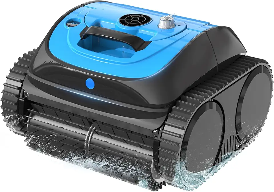 (2024 Upgrade) WINNY POOL CLEANER Pool Vacuum for Inground Pools, Cordless Robotic Pool Cleaner, Wall and Waterline Cleaning, Intelligent Route Planning, 150 min Runtime, for Pools up to 1,600 Sq.ft