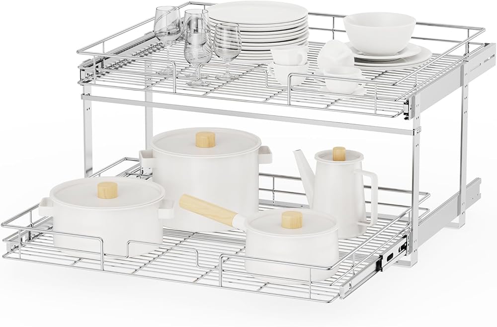 ROOMTEC Individual Pull Out Cabinet Organizer (31½