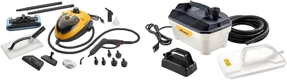 Wagner Spraytech 0282014 915e On-Demand Steam Cleaner & Wallpaper Removal & 2439019 725 Wallpaper Steamer, Steam Cleaner for Easy Wallpaper Removal, 2 Steam