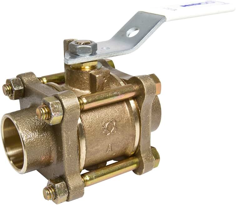 NIBCO S-595-Y-66-LF 11/4 CXC FULL PT 3-PC SS T