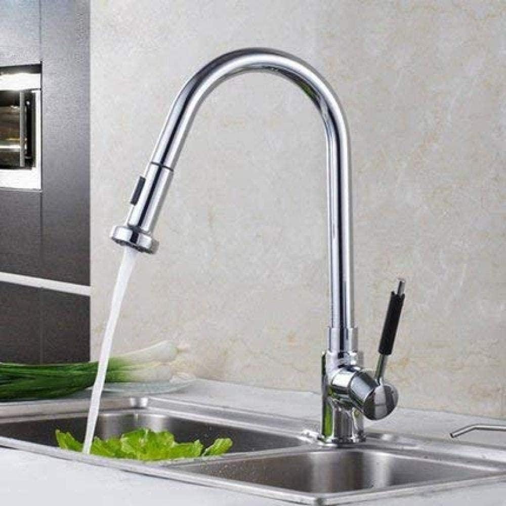 Faucet Mixer Tap Waterfall Faucet Antique Bathroom The Copper Kitchen Faucet and Cold Water Slot Pull Faucet Modern Bath Mixer Tap Bathroom Tub Lever Faucet