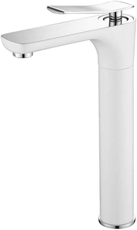 Hand Basin Faucet，Single Handle Kitchen Sink Faucet Waterfall Bathroom Wash Basin High Brass Faucet