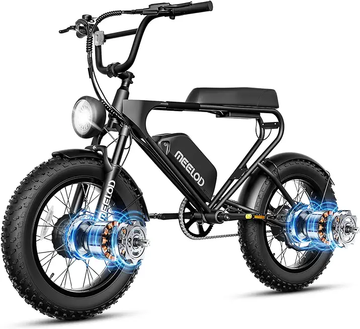 Electric Bike for Adults 2000W/1008W Dual Brushless Motor 960Wh/624Wh Removable Battery Mountain Ebike, 28MPH Electric Bikes, 20