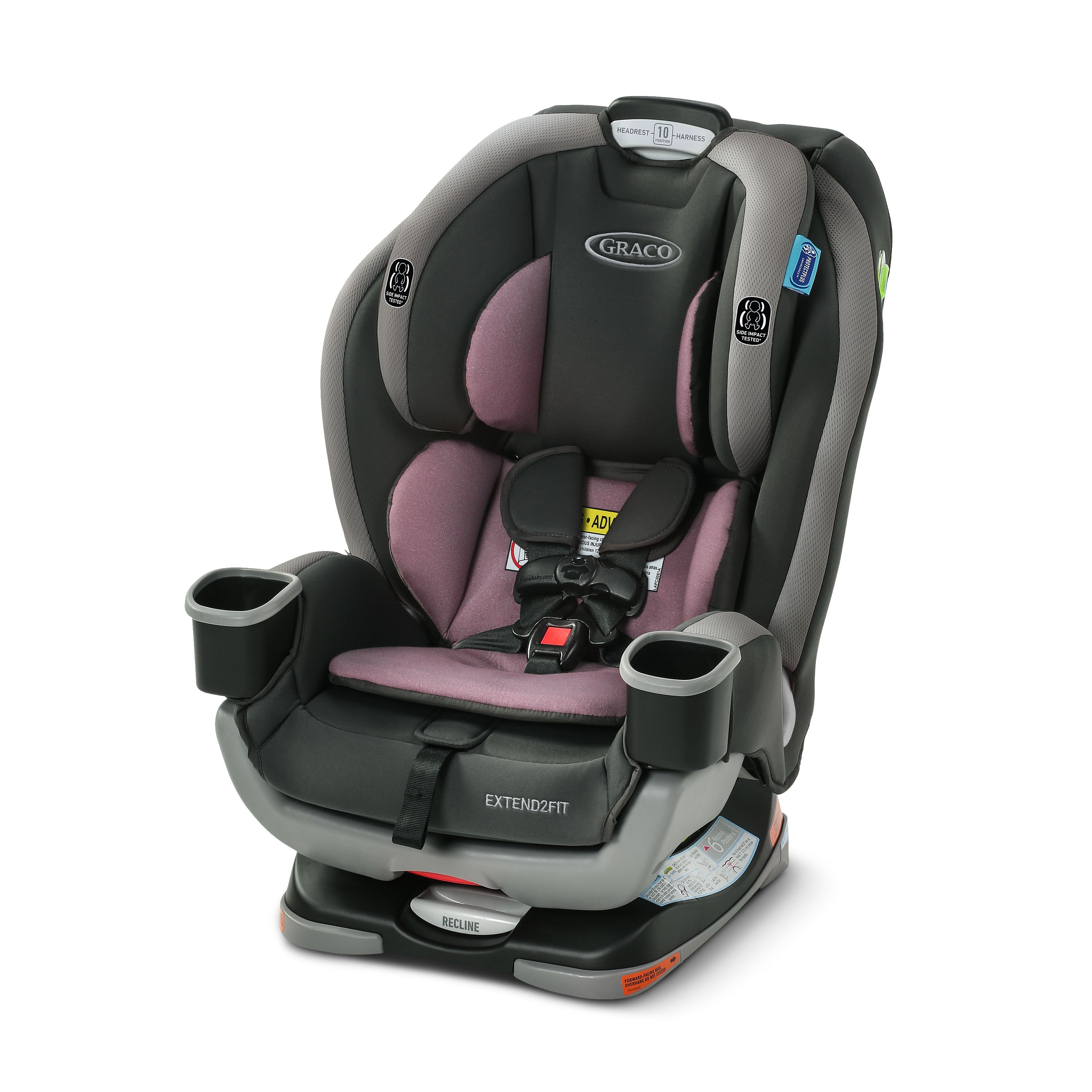 Graco® Extend2Fit® 3-in-1 Convertible Car Seat, Norah, 20.61 lbs