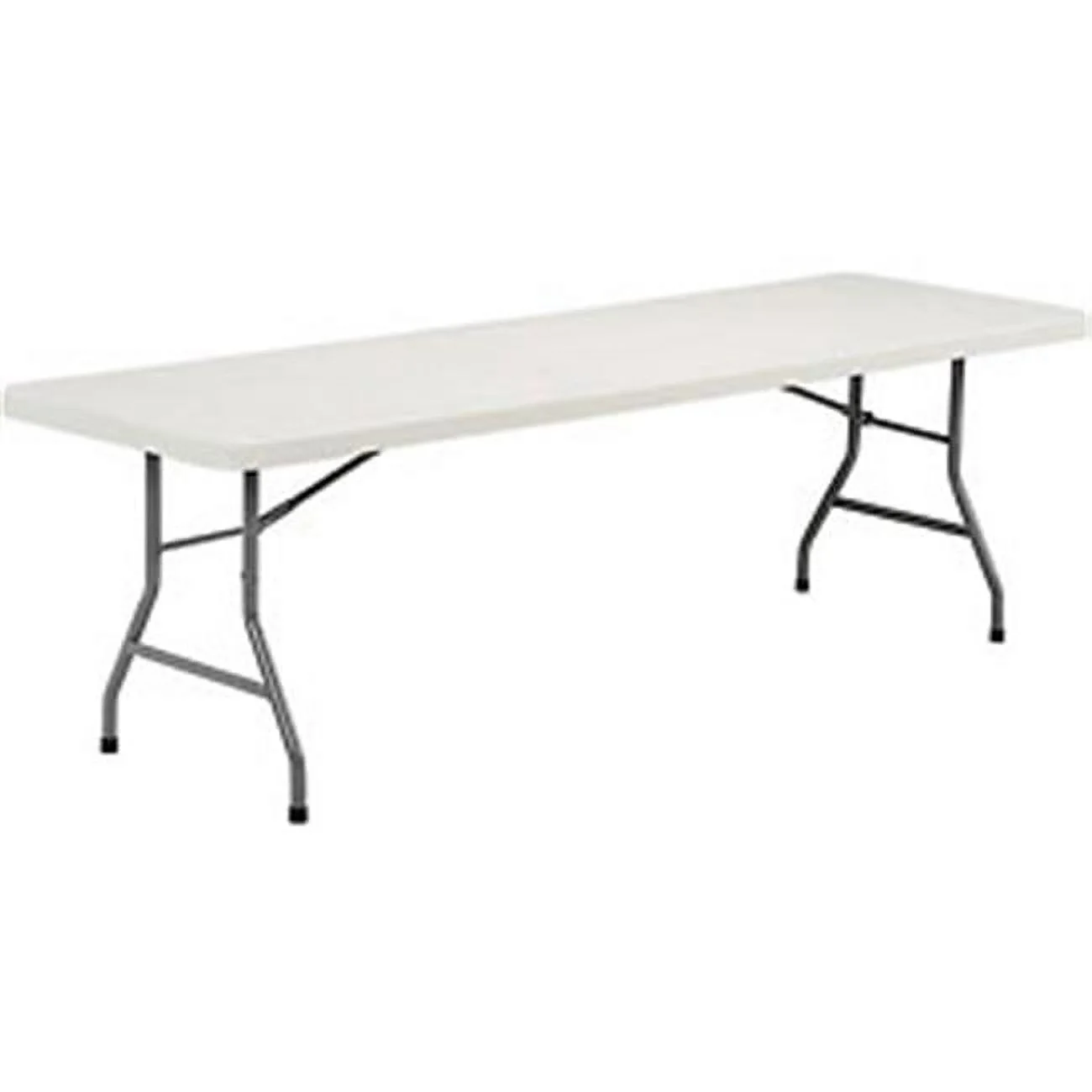 Global BT-3096-21 8 ft. Plastic Folding Table, White