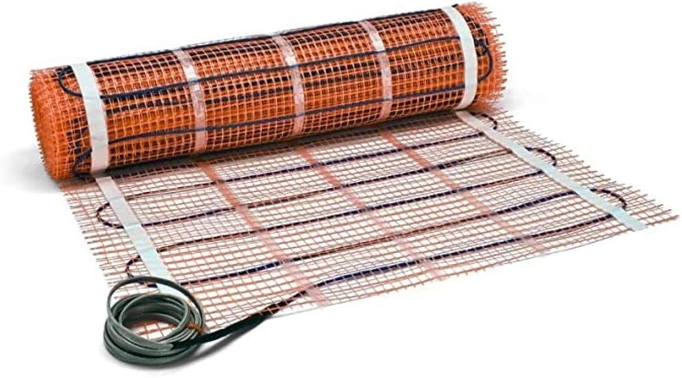 SunTouch TapeMat Electric Under Floor Heating Mat for 120V, 2.0' x 17.5' (35 Sq. Ft.), Orange