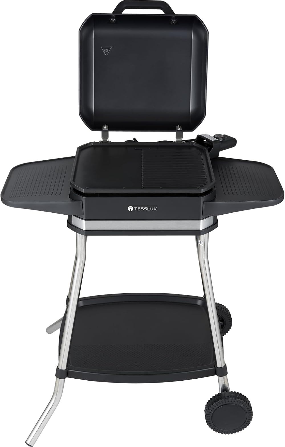 Outdoor Electric Grill & Griddle, 1500 Watts, Black