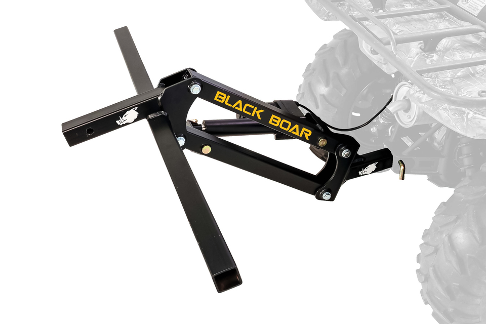 Camco Black Boar UTV/ATV Electric Implement Lift | Features Quick Implement Change & Parallel Linkage Design for Correct Angle | Crafted of Durable Steel (66000)
