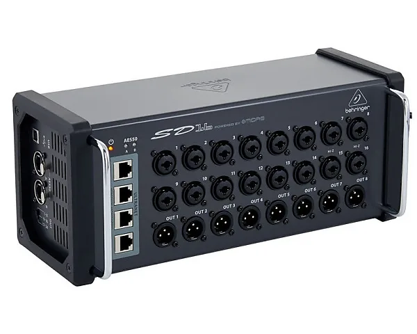 Behringer Sd16 Digital Snake Stagebox 16 Preamplificatori Microfonici Midas 8 Uscite Aux Klark Teknik Aes50 Controllo Remoto