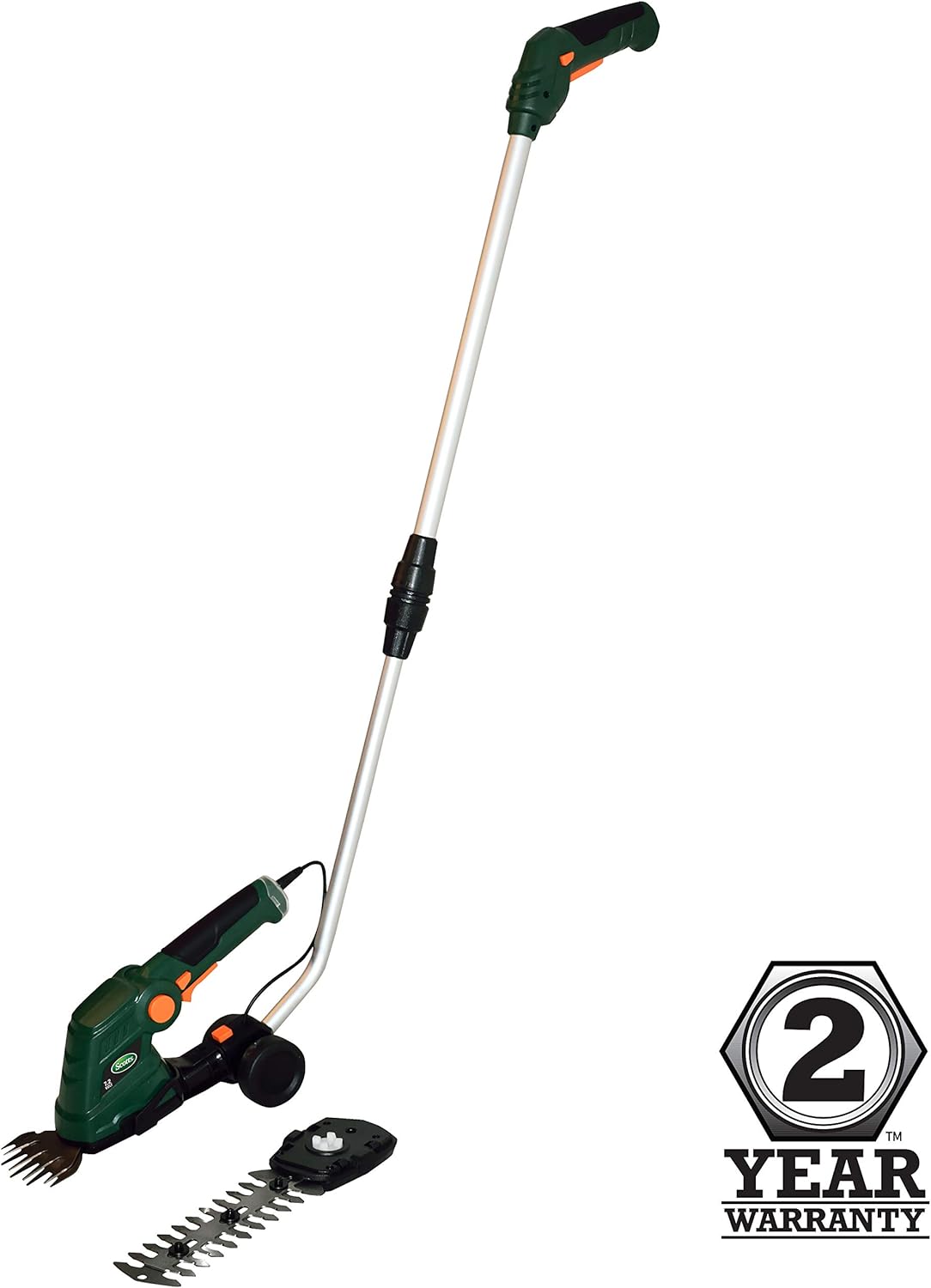 Scotts Outdoor Power Tools 7.5-Volt Lithium-Ion Cordless Grass Shear/Shrub Trimmer, Green