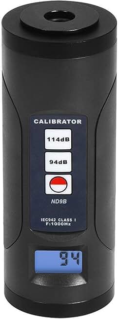 Sound Level Calibrator Voice Decibel Meter Calibration Instruments with Accuracy 0.3 dB (ND9B)