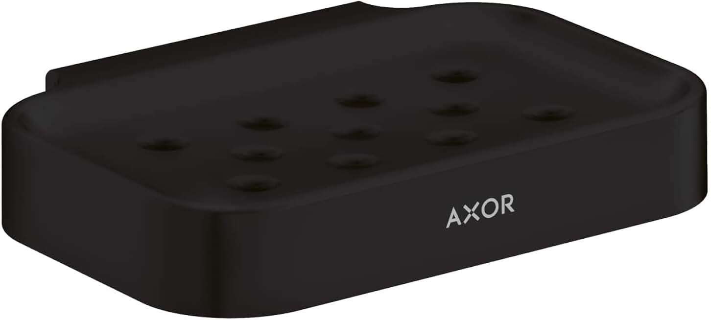 AXOR Universal Circular Modern Soap Dish in Matte Black, 42805670