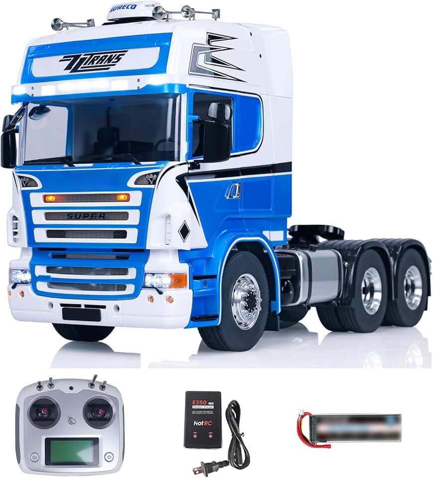 TOUCAN RC HOBBY 1/14 RC Tractor Truck 6x6 LESU Metal Chassis RTR Remote Control Car DIY Models