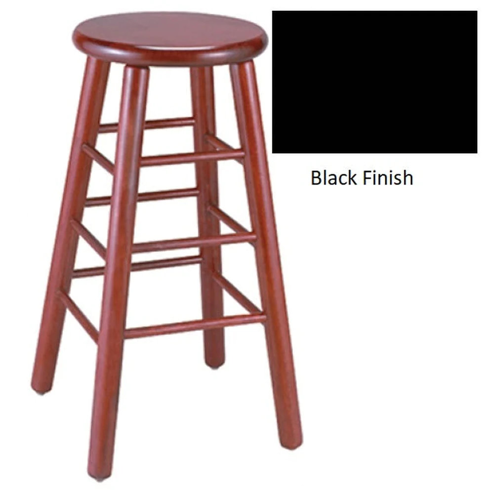 Demi Solid Wood Backless Bar Stool