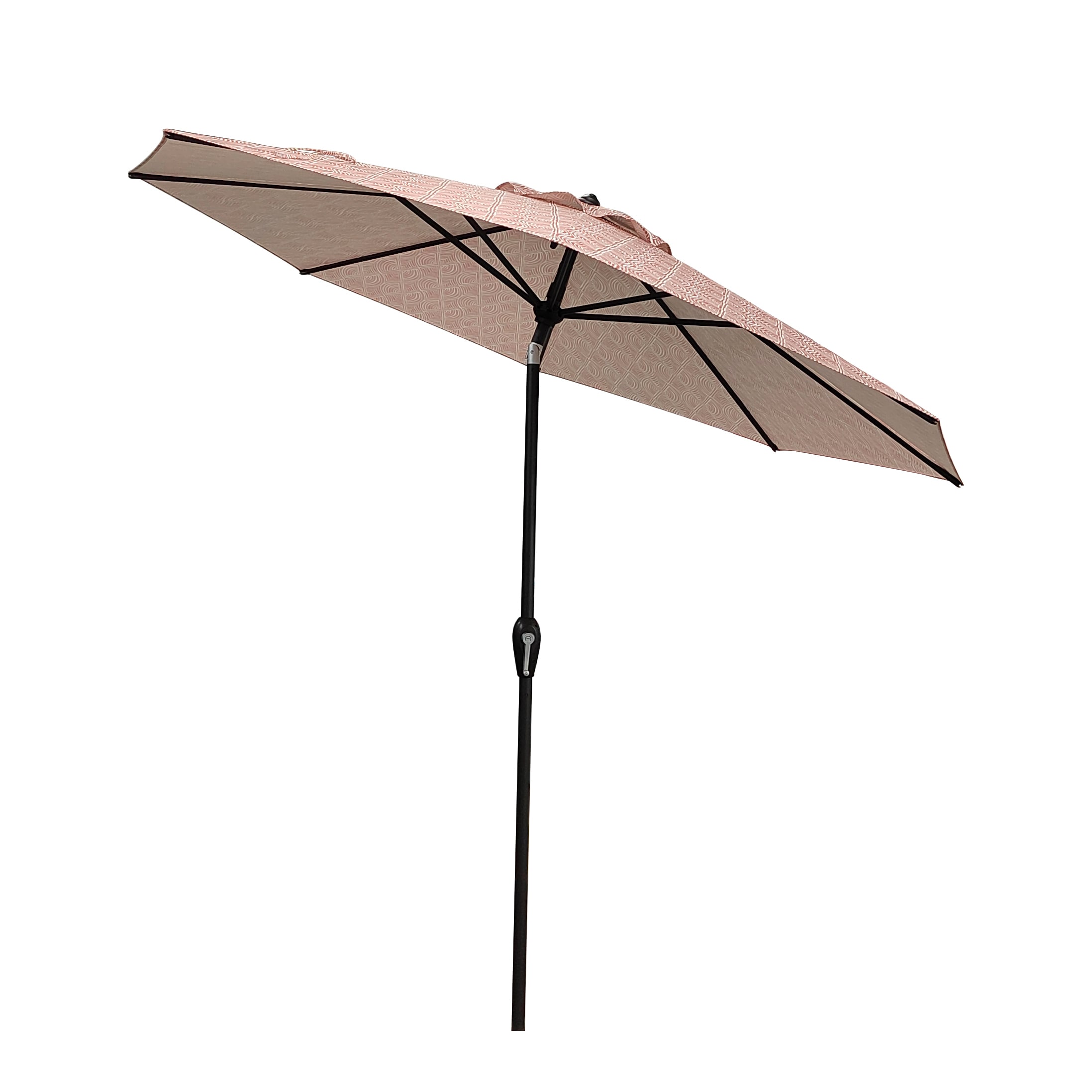 Origin 21 9-ft Terracotta Auto-tilt Market Patio Umbrella