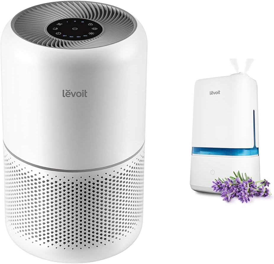 LEVOIT Air Purifier 1095 ft2 & 4L Humidifier for Home Bedroom Essential Oil Diffuser