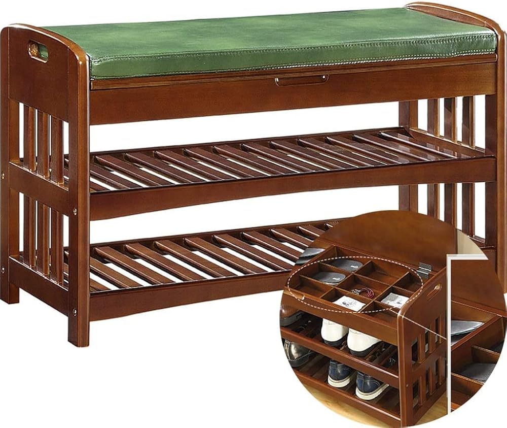 Shoe Storage Bench Entryway Hallway Furniture, Storage Benches Shoe Storage Bench Entryway Bench with Shoe Rack American Simple Sofa Stool Home Bedroom Storage Shoe Rack