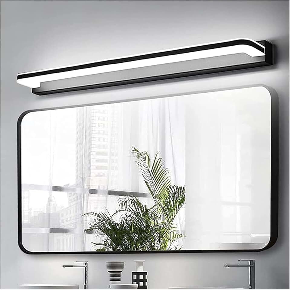 Wall Lamp Mirror Light Mirror Front Lights Whitemural Museum Dresser Makeup Bedroom Wardrobe Led Lamp Bedside, Vintage Chandeliers/White Light/71Cm