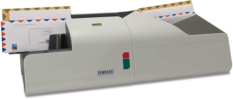 Formax FD 452 Envelope Opener, Up to 300 Pieces per Minute, Compact Design, Resettable LCD Counter, Easy-to-use Support Arm