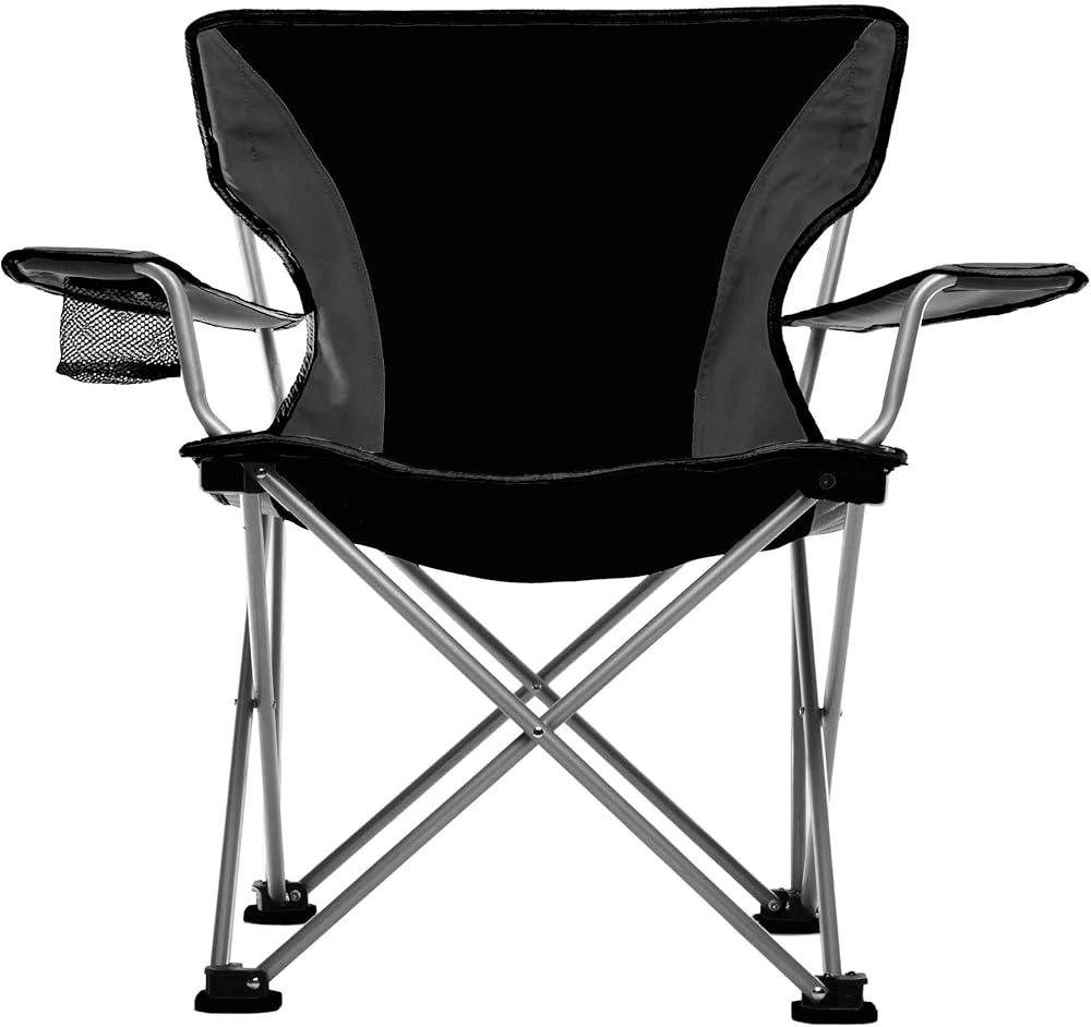 Travel Chair Easy Rider Chair, Portable Folding Camping Chair with Padded Arms