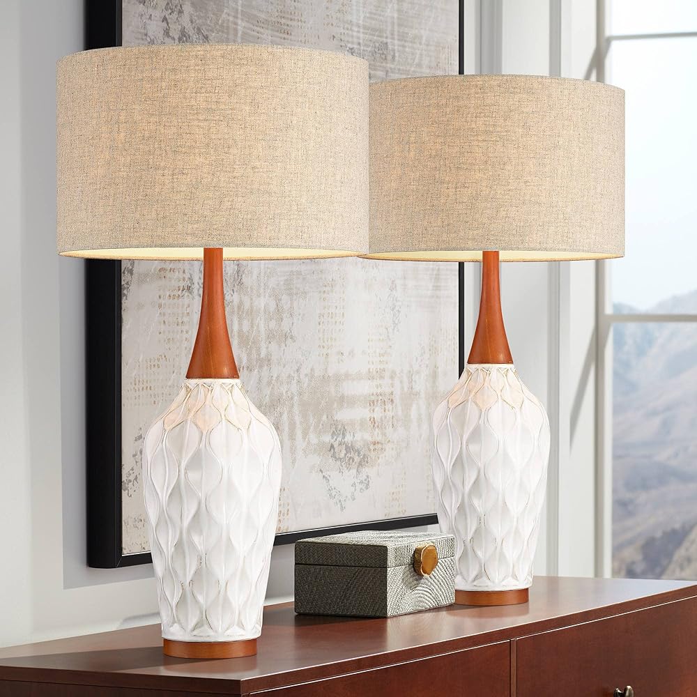360 Lighting Rocco Mid Century Modern Table Lamps 30