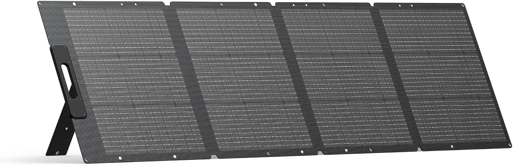 BLUETTI Solar Panel PV200D, 200 Watt for Portable Power Station EB3A/EB55/EB70S/AC2A/AC70/AC180/AC200L/AC200MAX/AC300, Foldable Solar Charger with Adjustable Kickstands for RV, Camping, Blackout