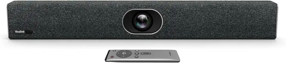 UVC40 4K 60FPS USB Video Conference Camera, Teams Zoom Certified,133° Wide Angle Webcam with 8 Microphones and Speakers, Audio and Video Conferencing System for Small and Huddle Rooms USB-A