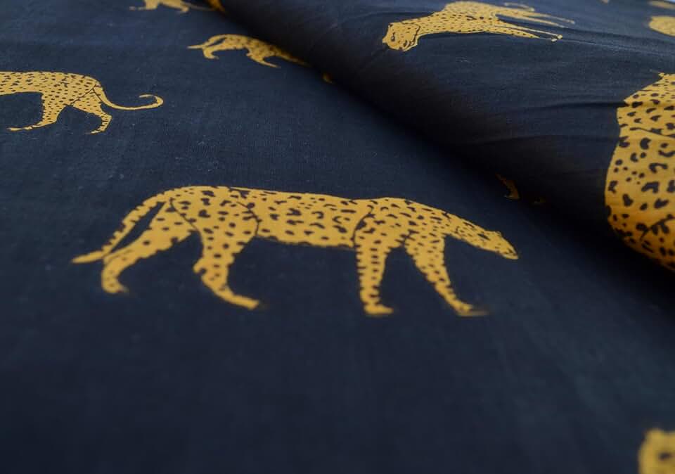 Scrren Print Dressmaking by The Yard Fabric 100% Cotton Floral Print Fabric for Sewing Crafting Ethnic Running Natural Dye Sanganeri Indian Fabric by The Yard 489 (50 Yard pre Cut)