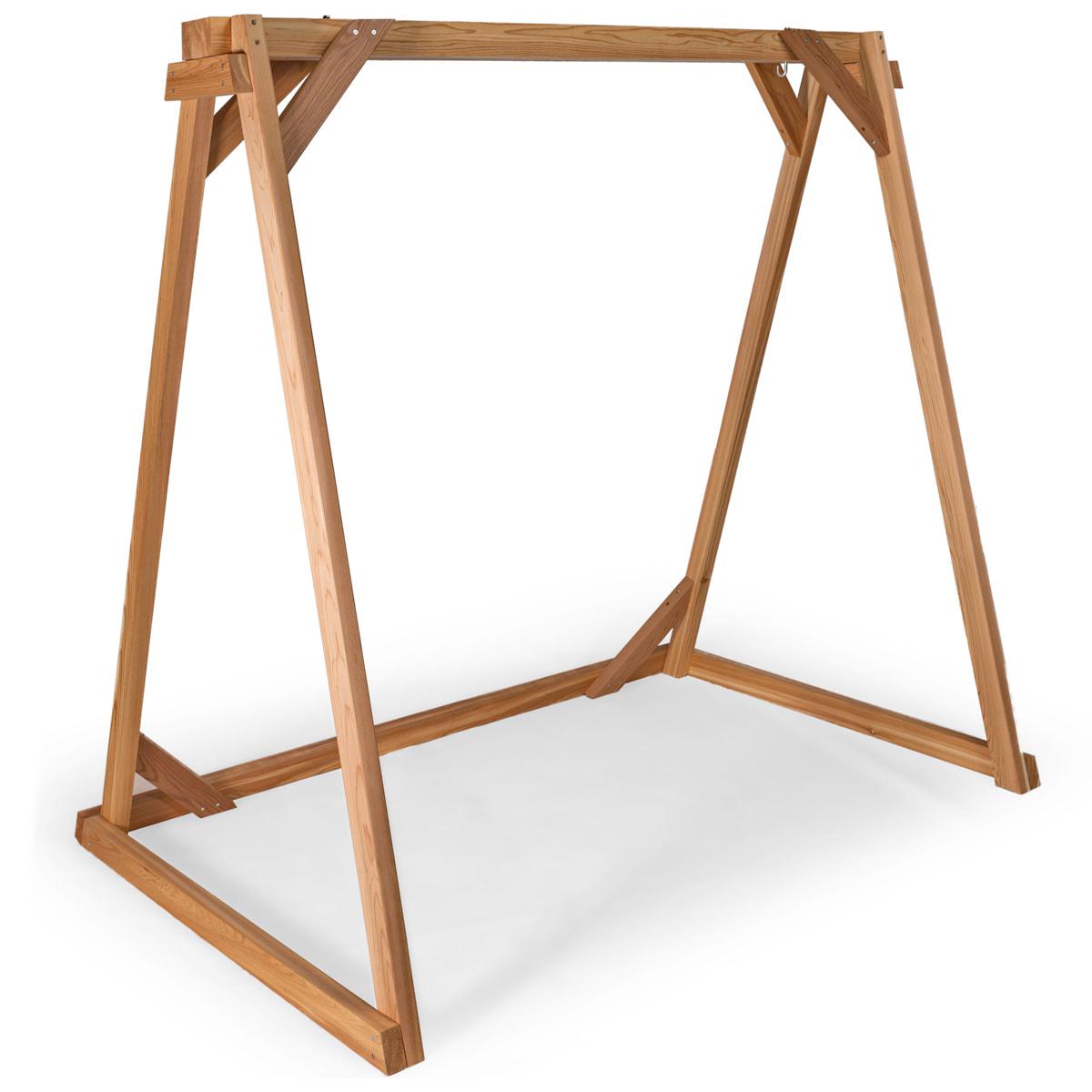All Things Cedar 2-person Natural Cedar Wood Outdoor Swing