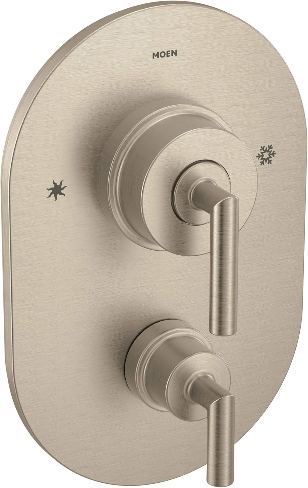 Moen TS22000BN Arris Posi-Temp with Built-in 3-Function Transfer Valve Trim Kit, Valve Required, Brushed Nickel