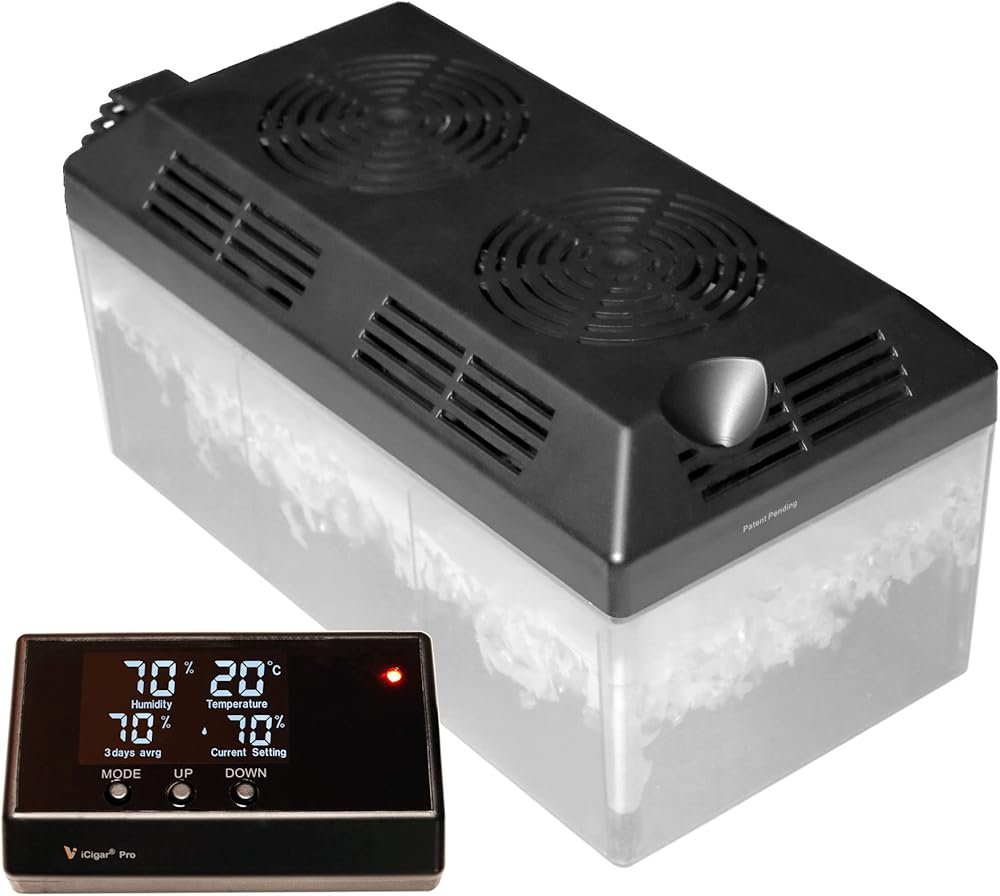 Cigar Electronic iCigar Pro Humidifier System for Wooden Humidor Cabinet