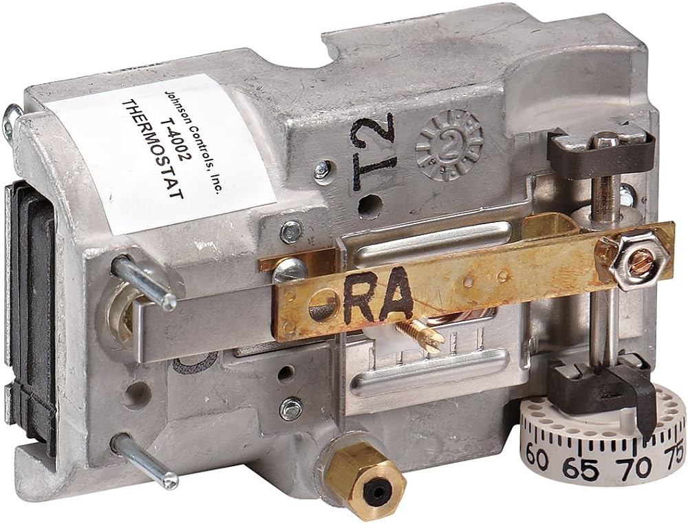 Johnson Controls T-4506-217 Pneumatic Thermostat, RA, 55 to 85 Degree F