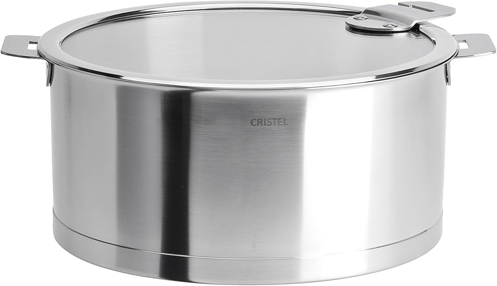 Cristel Strate Saucepan, 1.5 quart, Silver