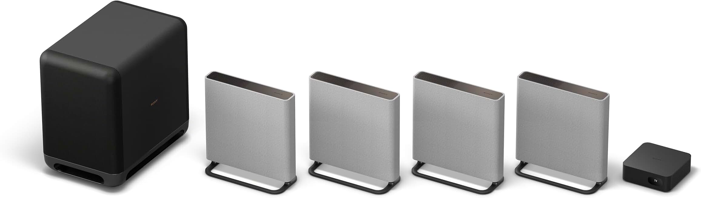 Sony BRAVIA Theater Quad Home Theater Surround Sound System and SA-SW5 300W Wireless Subwoofer